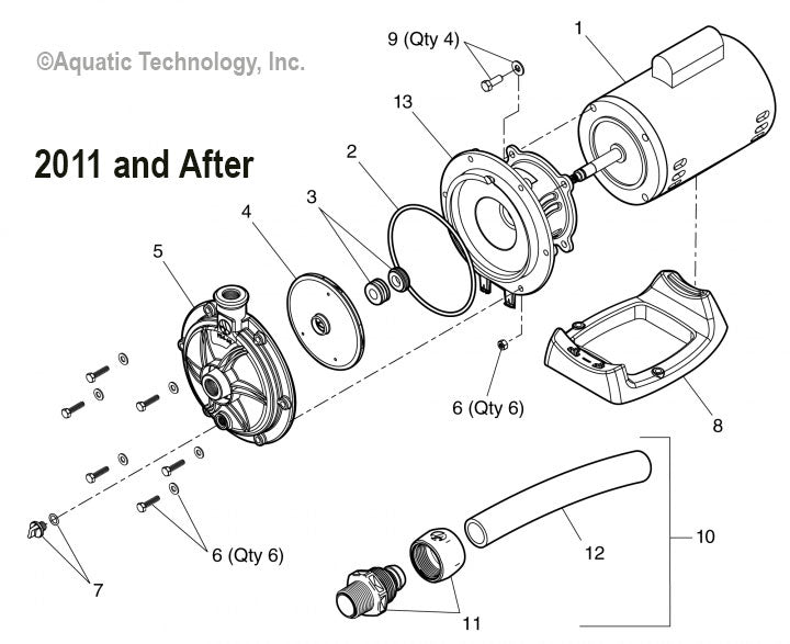 Polaris Booster Pump 2011 and After Parts