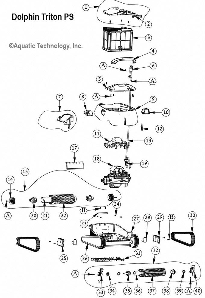 Dolphin Triton PS Parts