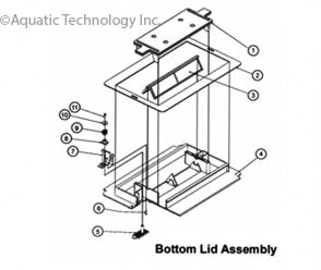 Hayward Tigershark Bottom Lid Assembly Parts