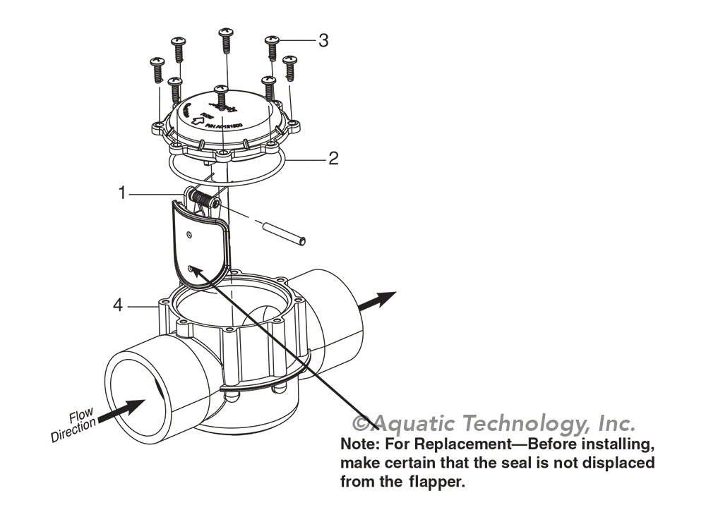 Jandy Large Check Valve 7307 Parts