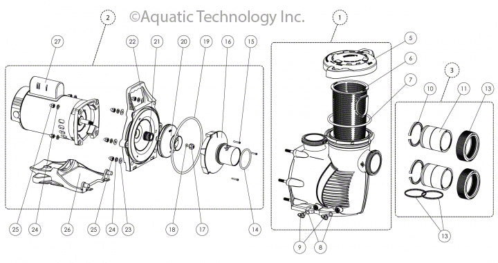 Sta-Rite Max-E Pro XF Series Pump Parts