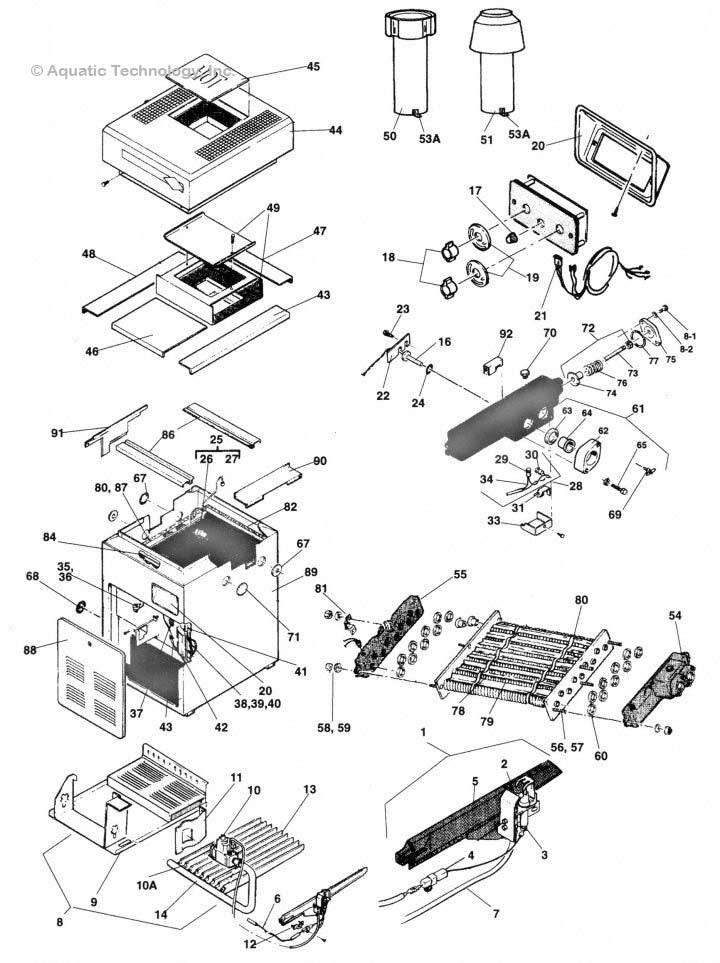 Jandy Series 2 ESC Heater Replacement Parts