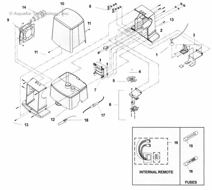 Fiberstars 2004 AS Series Illuminator Light Parts