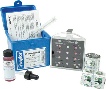 Taylor K-1244 Commercial Midgets Chlorine DPD (2/8) Test Kit Parts