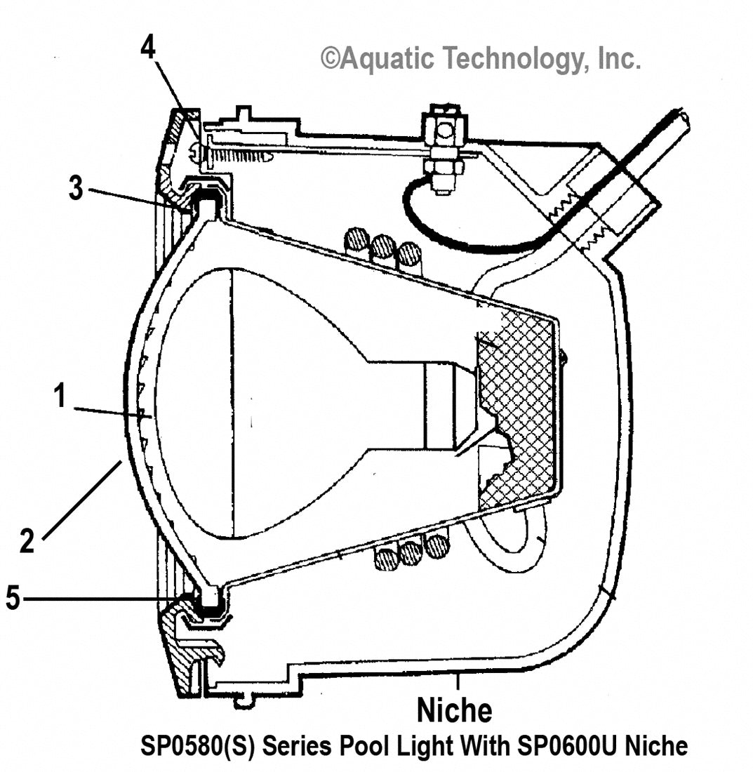 Hayward AstroLite Series SP0580-0580S Pool Light Parts