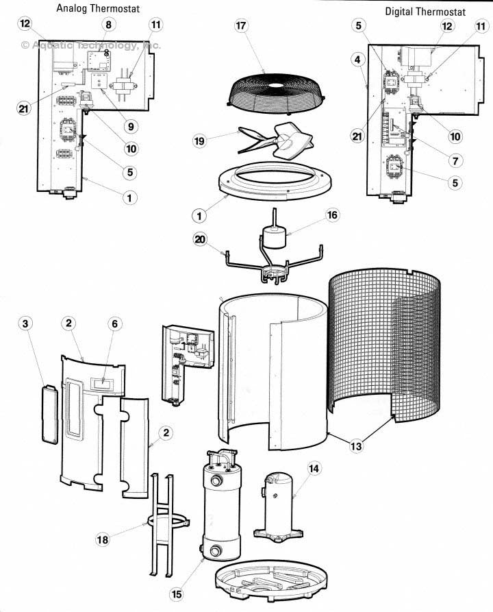 Hayward HeatPro HP1100, HP2100, HP2100TCO, HP600, HPABGDELUXE Heat Pump
