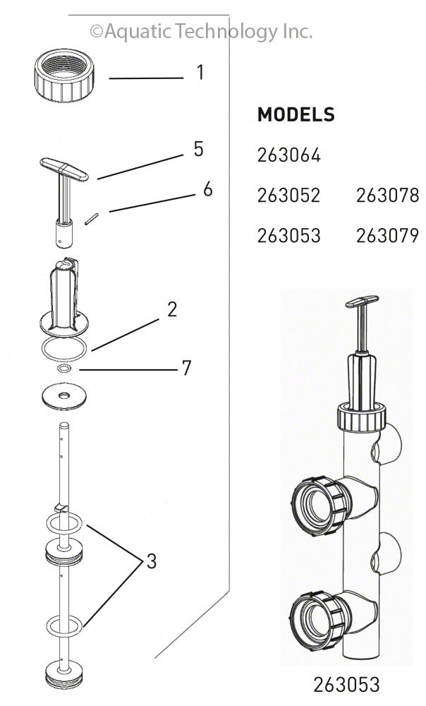 Pentair Slide Valve Parts
