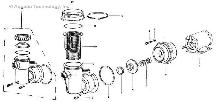 Jacuzzi LH/LTH Series Pump Parts