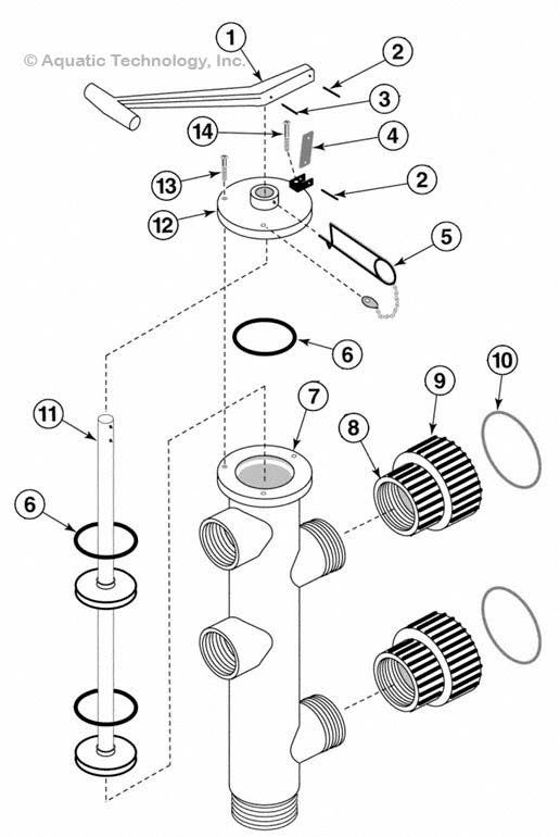 Sta-Rite Bronze Slide Valve 14821-000 and 14826-000 Parts