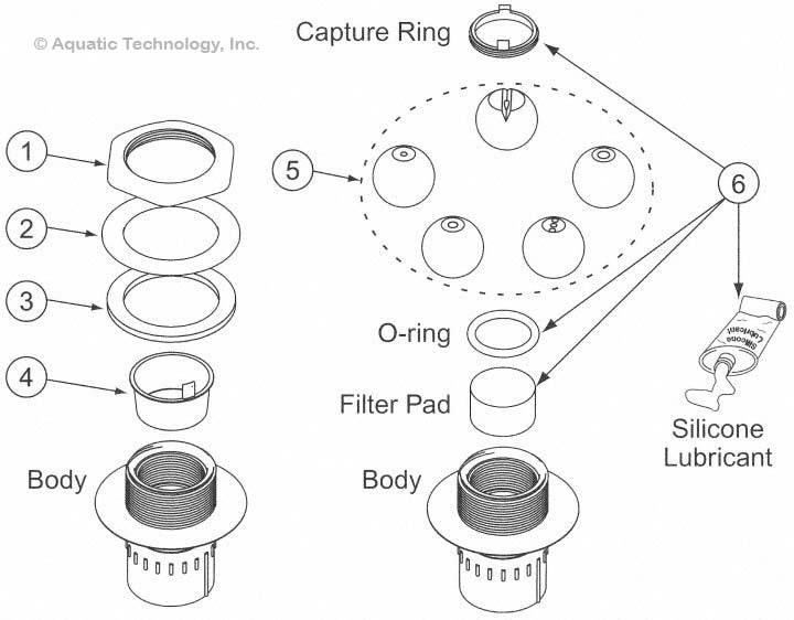 Pentair Deck Jet Replacement Parts