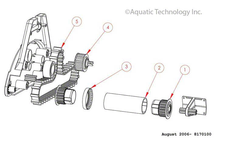 Dolphin Cleaner New Drive System Parts