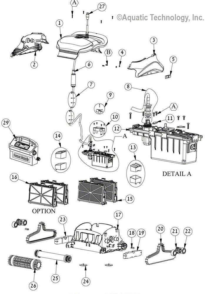 Nautilus CC Plus Pool Cleaner Parts