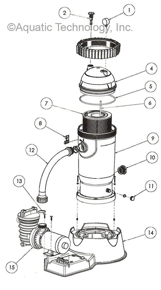 Pentair PXC Aboveground Filter System Parts 2009 and Beyond