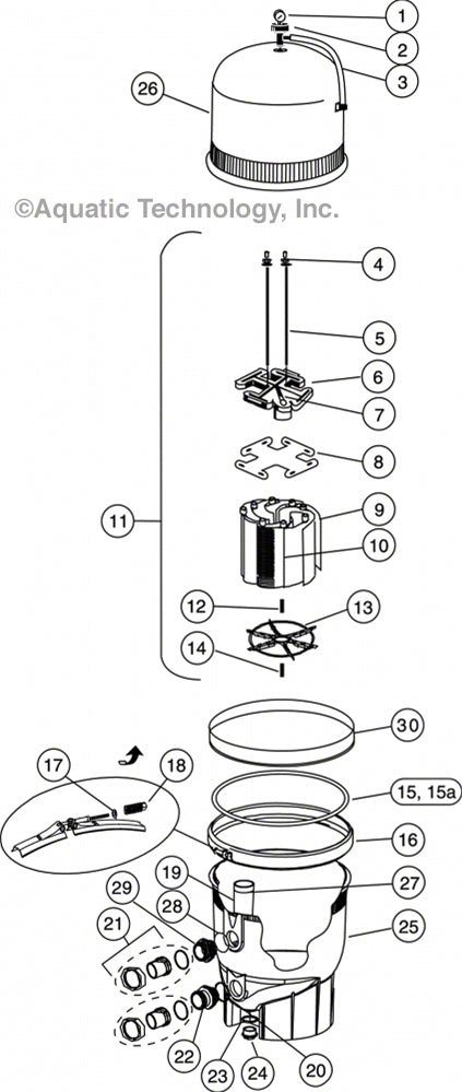 Pentair FNS Plus Filter Parts