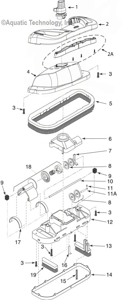 Pentair Dorado Pool Cleaner Parts