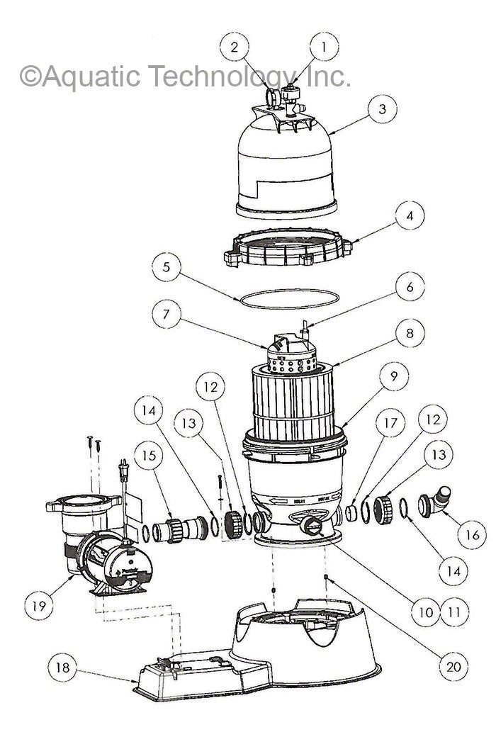 Pentair Easyclean Aboveground Filter System Parts