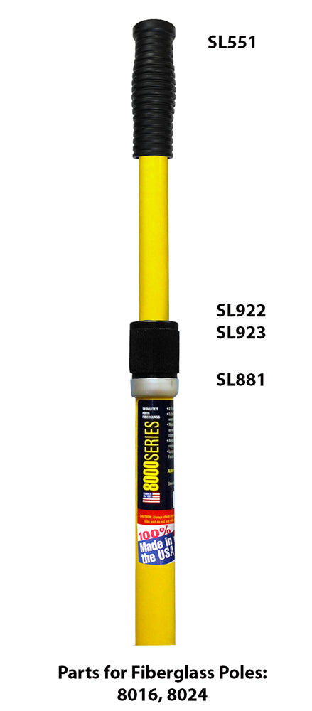 Skimlite Fiberglass Pole Parts