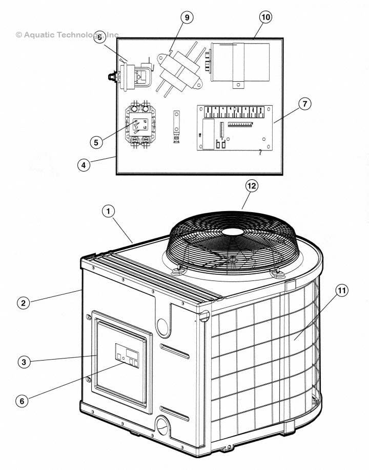 Hayward HeatPro Aboveground HP5, H/C, HP3100 Replacement Parts