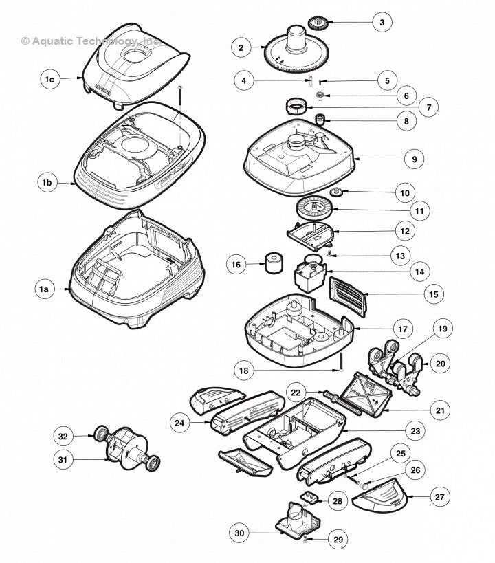 Hayward Pool Vac XL Cleaner Replacement Parts