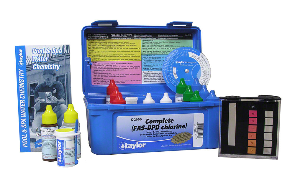 Taylor K-2006 FAS-DPD Complete Test Kit Alkalinity/Chlorine HiRange Parts