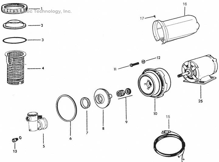 Jacuzzi LR Series Pump Parts