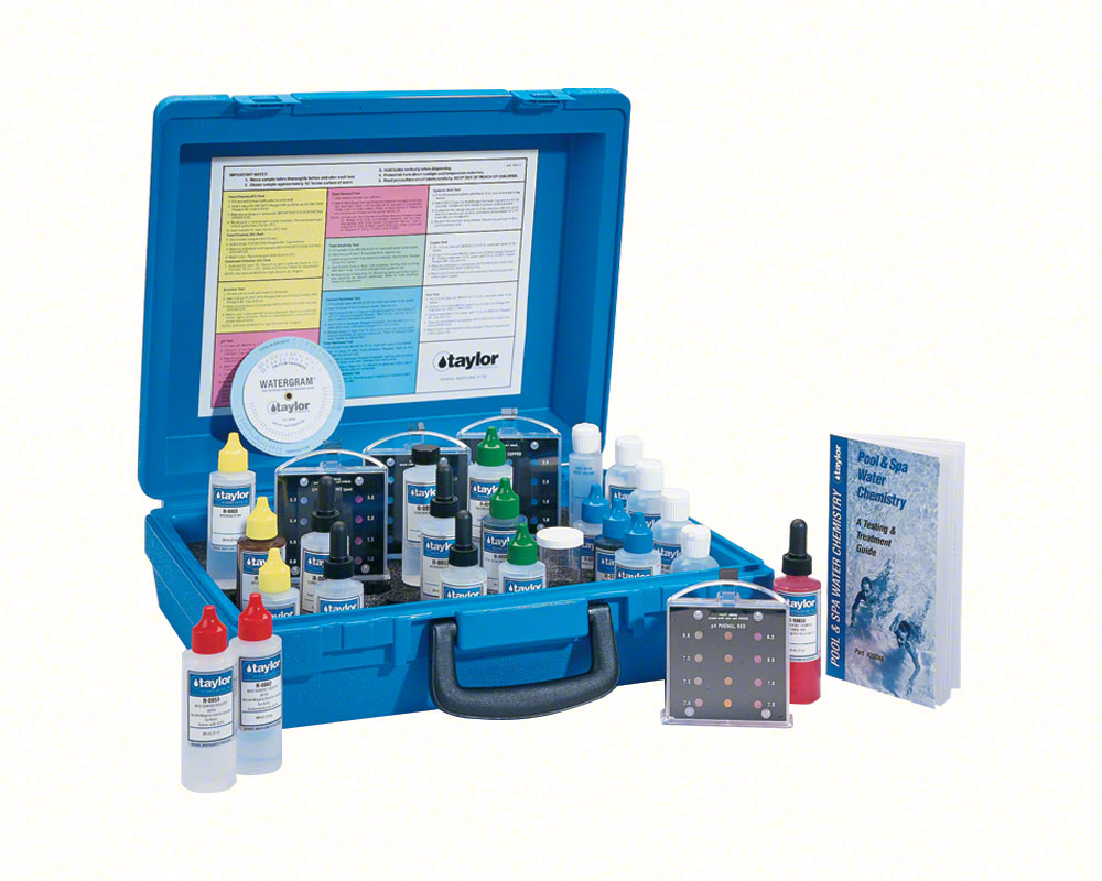 Taylor K-1744LC Professional Complete Chlorine Low Midget Test Kit Parts