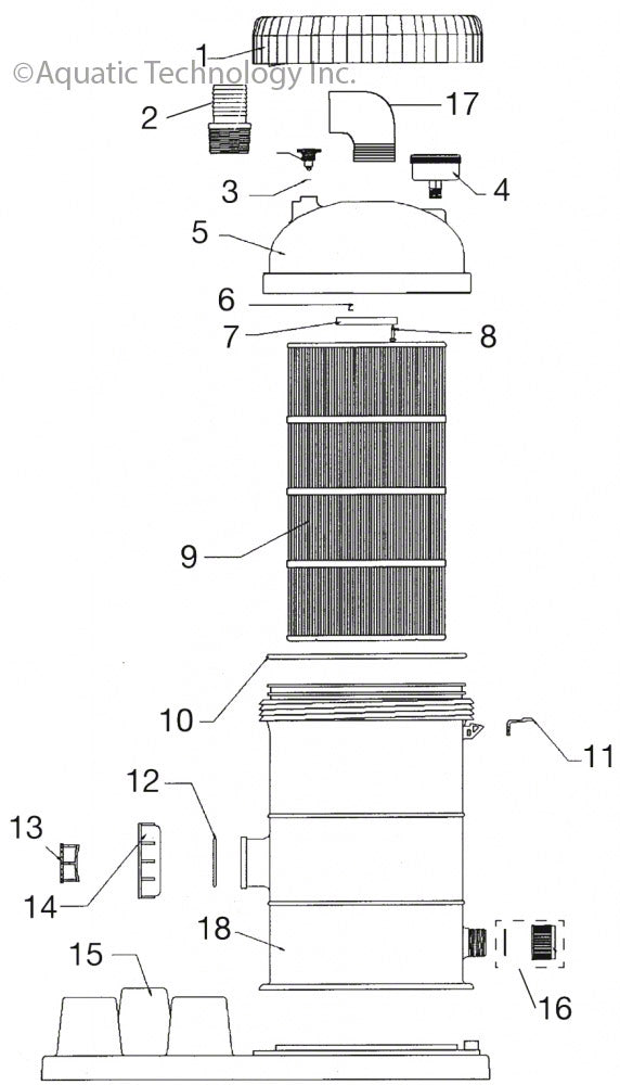 Jacuzzi AGE Aboveground Filter Parts