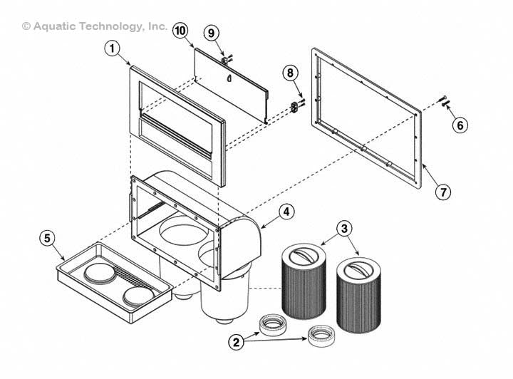 Waterway 100 SF Aboveground Skim Filter Parts