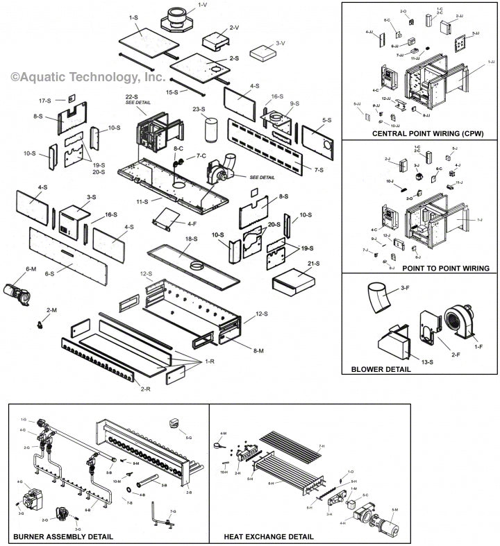 Raypak Commercial 902 Heater Parts (Hi Delta)