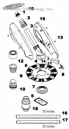 GLI Dirt Devil Prov In-Ground Cleaner Parts