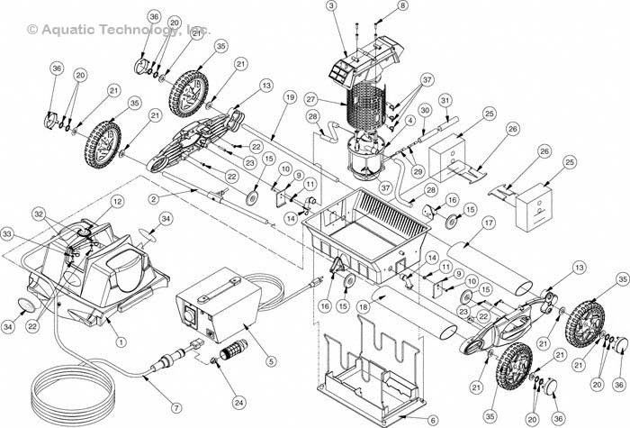 Pentair Kreepy Krauly Prowler 710 Parts