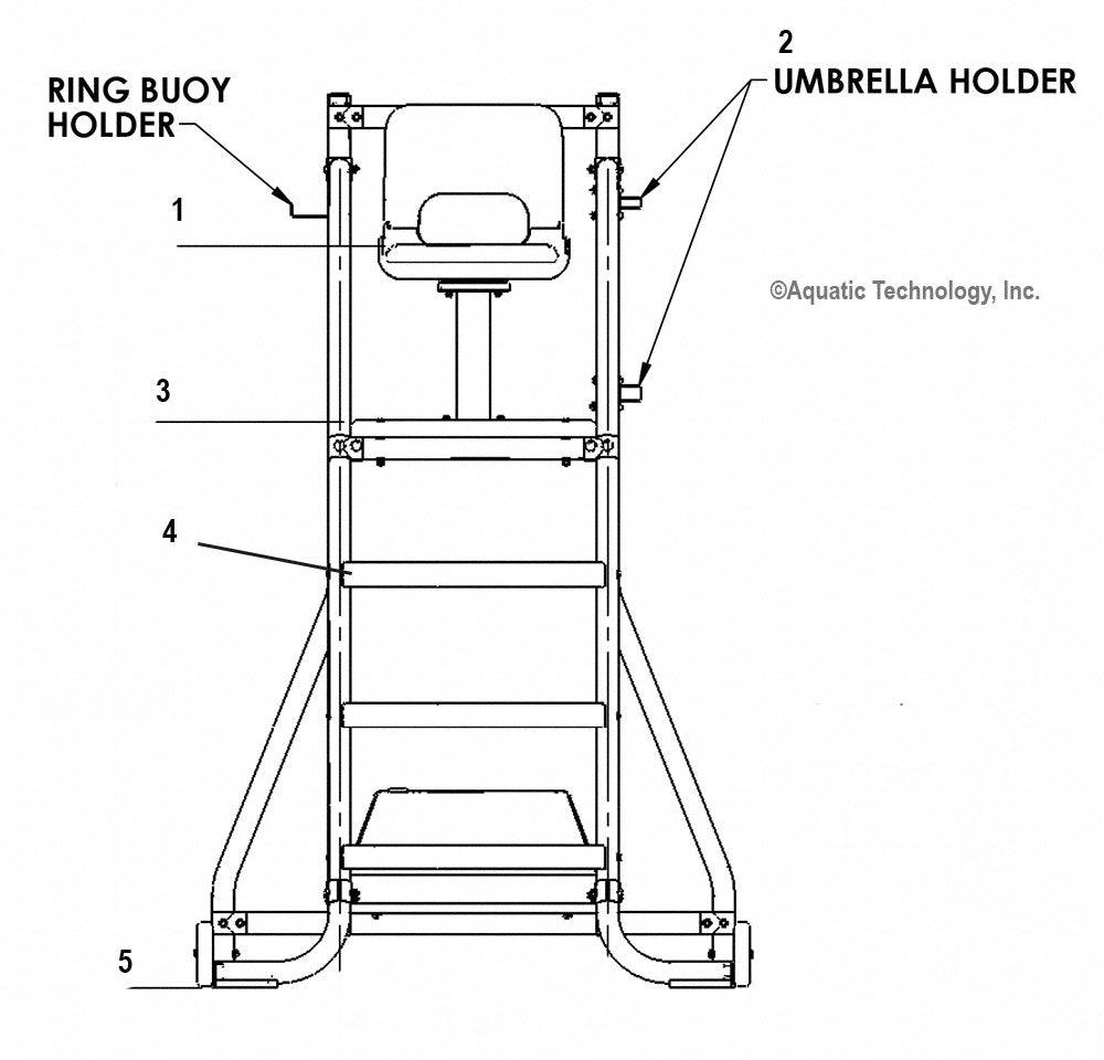Spectrum Discovery Lifeguard Chair Parts