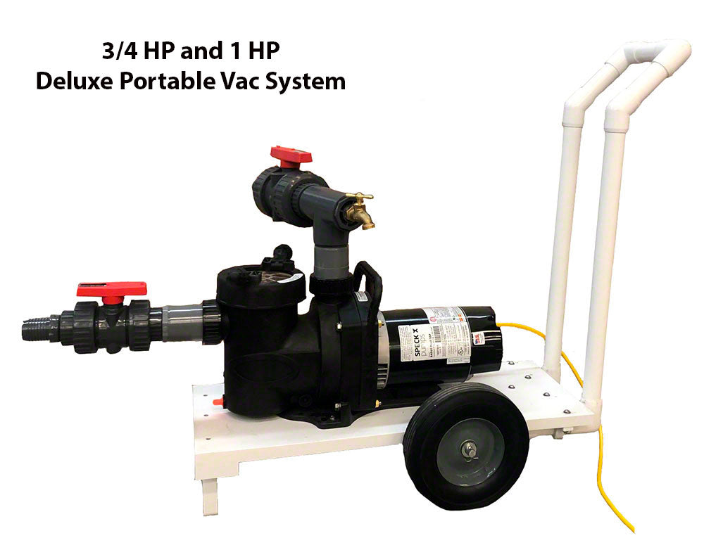 Poolweb Deluxe Portable 3/4 HP and 1 HP Pool Cleaners