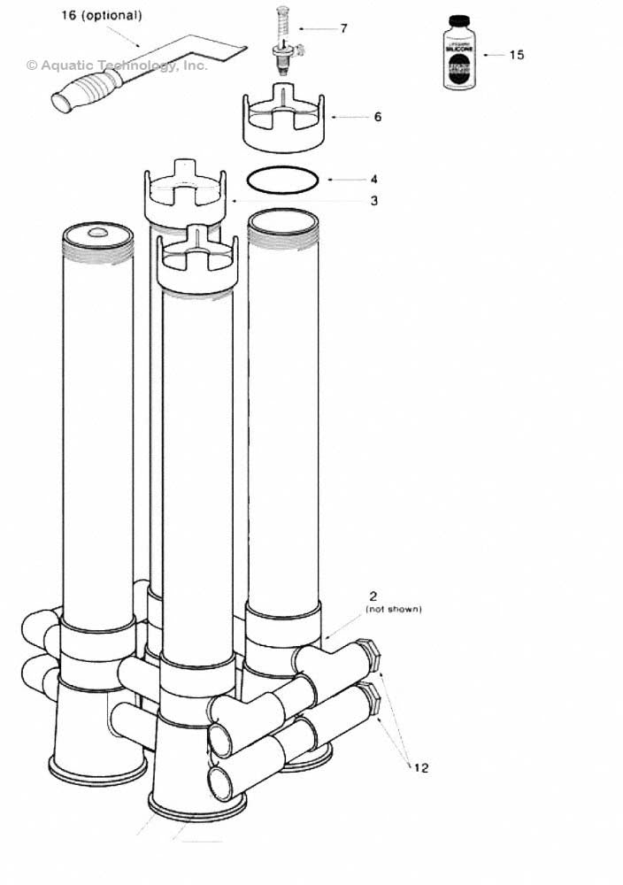 Pentair Standard and High Square Feet Module Filters Parts