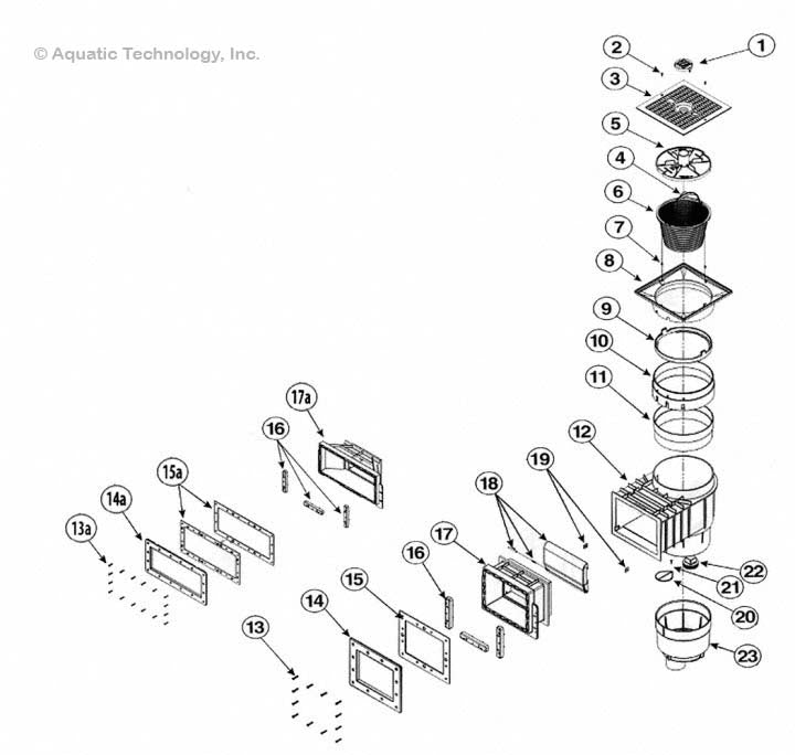 Waterway Renegade Vinyl Liner Skimmer Parts