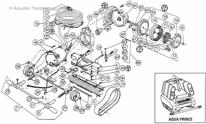 Aqua Vac Prince Parts