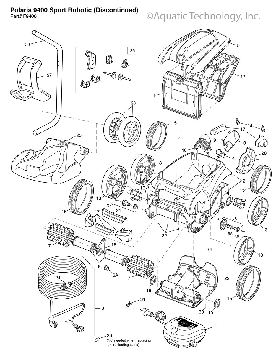 Polaris 9400 Sport Parts