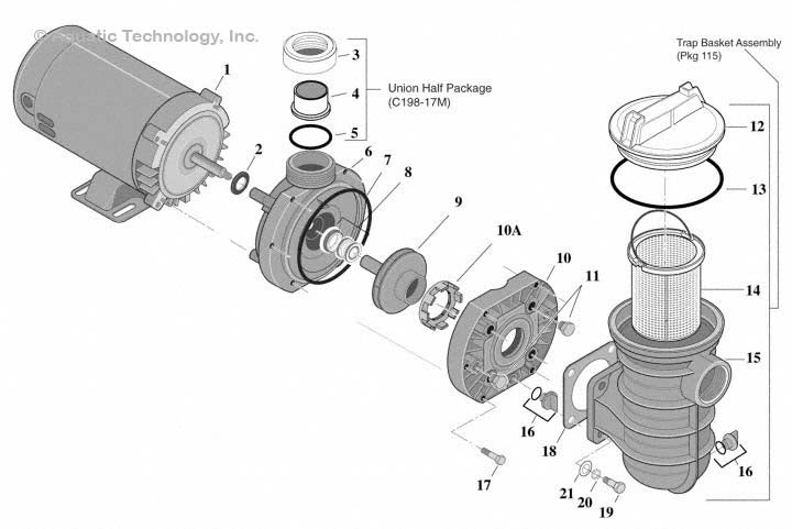 Sta-Rite JWPA Series Pump Parts