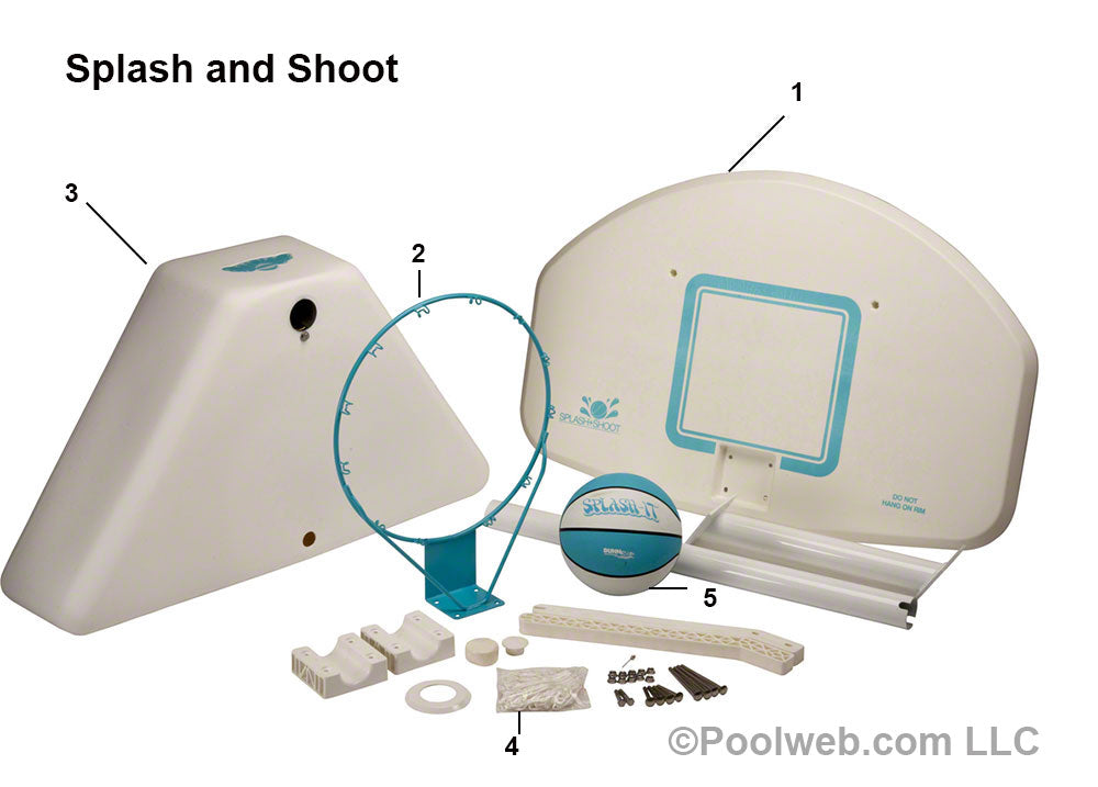 Dunn Rite Splash and Shoot Basketball Parts