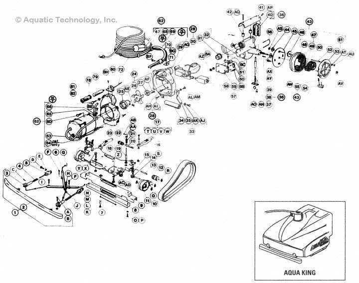 Aqua Vac King Commander 1984-1989 Parts