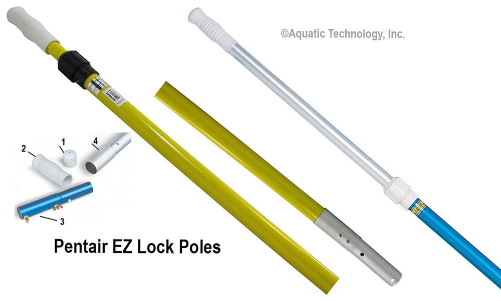 Pentair Telescopic EZ Lock Pole Replacement Parts