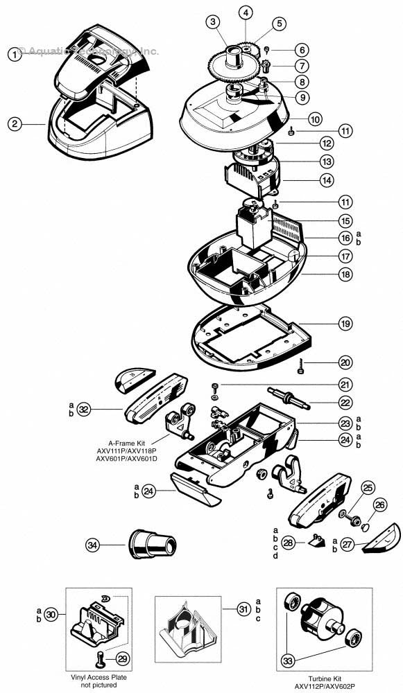 Hayward Pool Vac Ultra Parts
