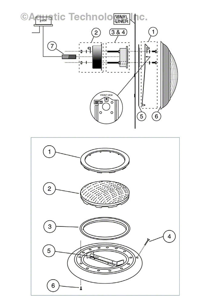 Pentair AquaLumumin and AquaLumin II Parts