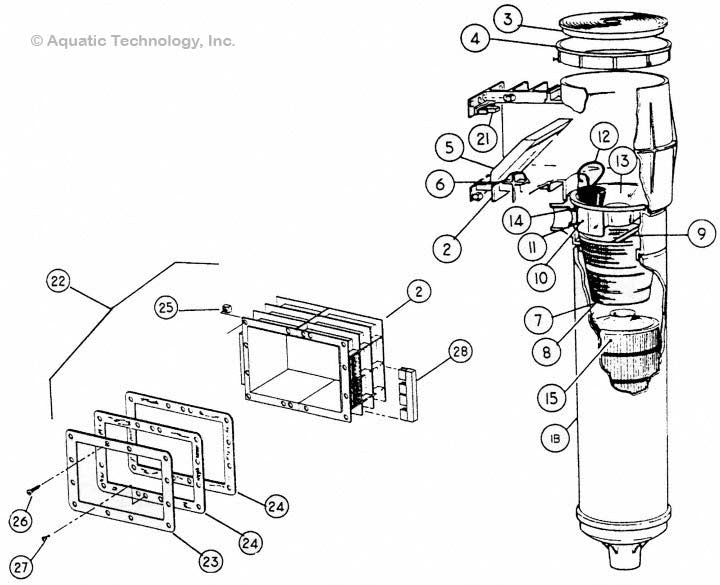 Baker Hydro Hydropak Skimmer Parts