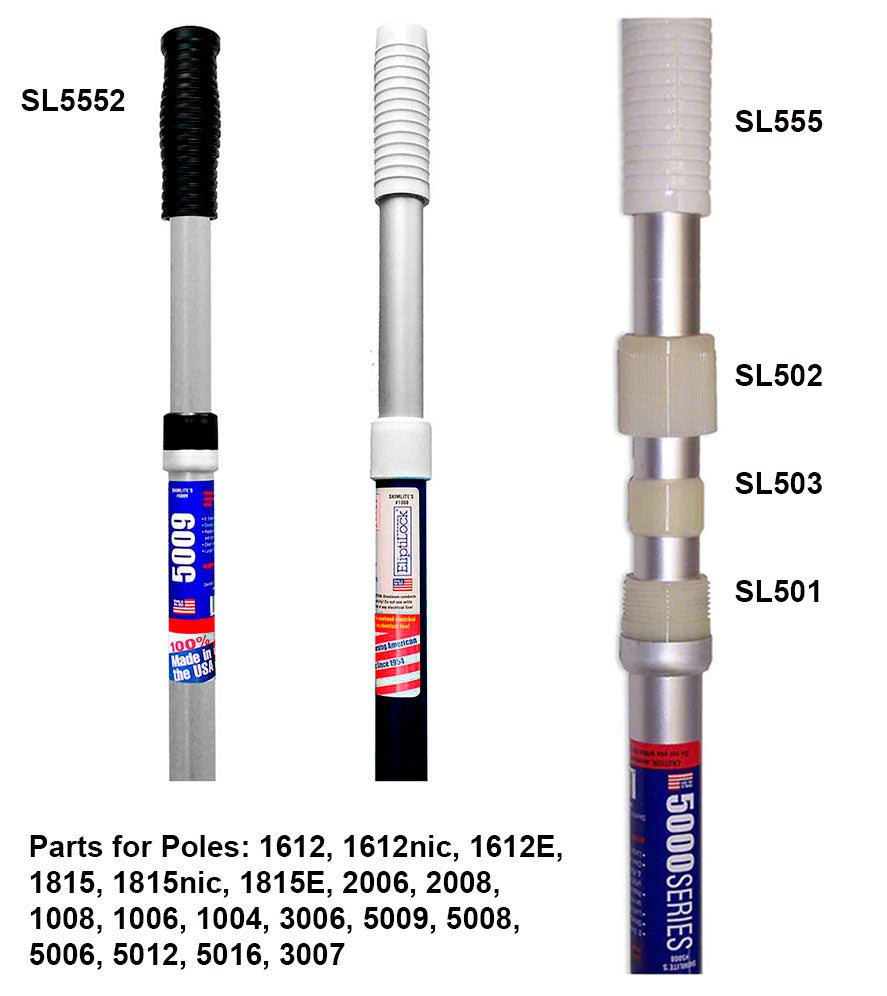 Skimlite Light and Super Duty Pole Parts