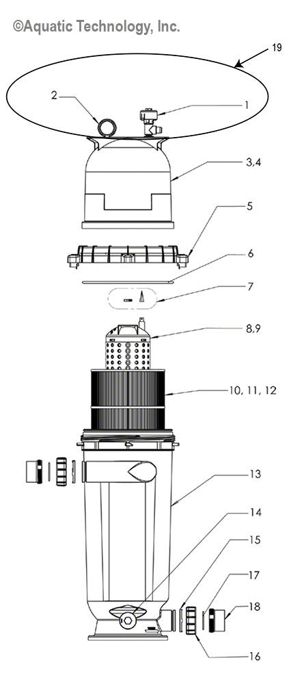 Sta-Rite Posi-Clear RP Filter Parts