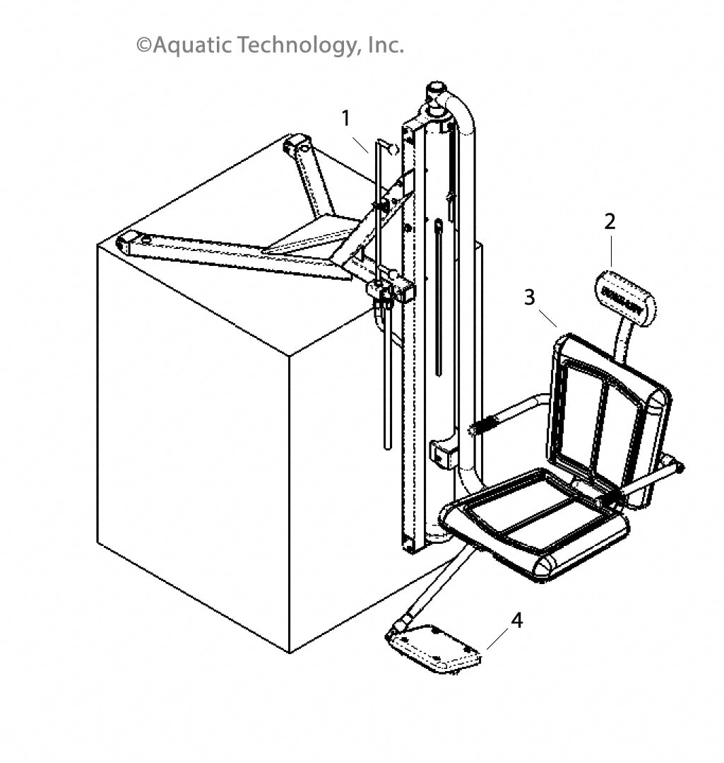 Spectrum Lolo Pool Lift Replacement Parts