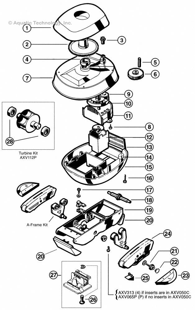 Hayward Pool Vac Vinyl Cleaner Replacement Parts
