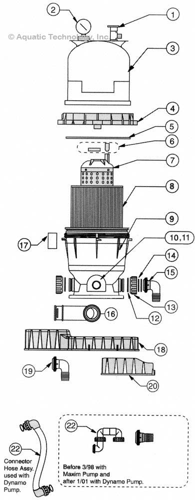 Pentair Clean and Clear Predator Filter Parts