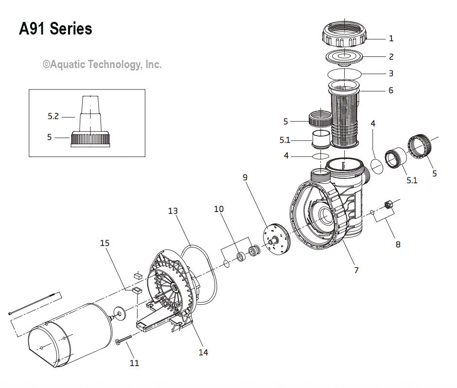 Speck A91 Series Pump Parts